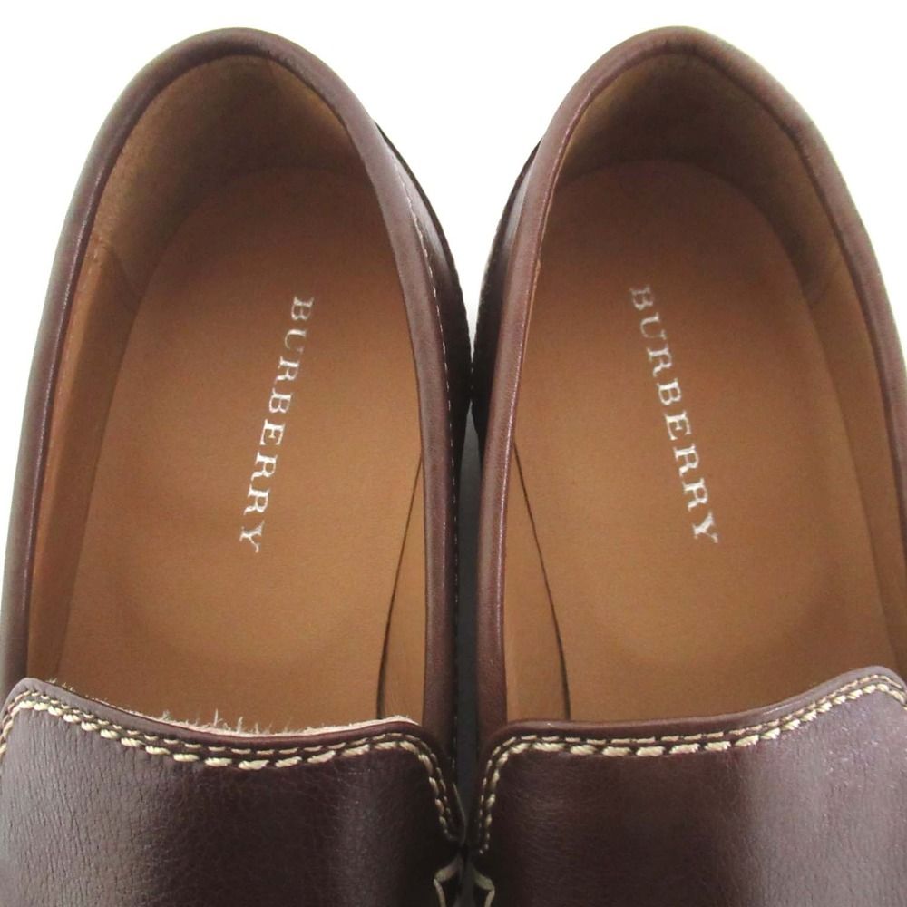 未使用 BURBERRY バーバリー レザー ローファー スリッポン BU1817