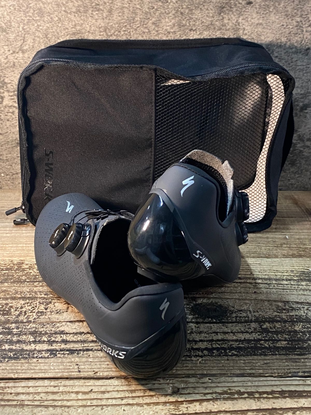 JM391 スペシャライズド SPECIALIZED エスワークス S-WORKS トーチ TORCH RD ビンディングシューズ 黒 EU42.5 SPD-SL