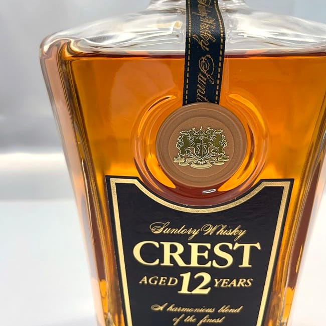 『古酒 未開封』サントリーウイスキー クレスト12年 SUNTORY CREST サントリー クレスト 12年 SUNTORY WHISKY CREST AGED 12 YEA