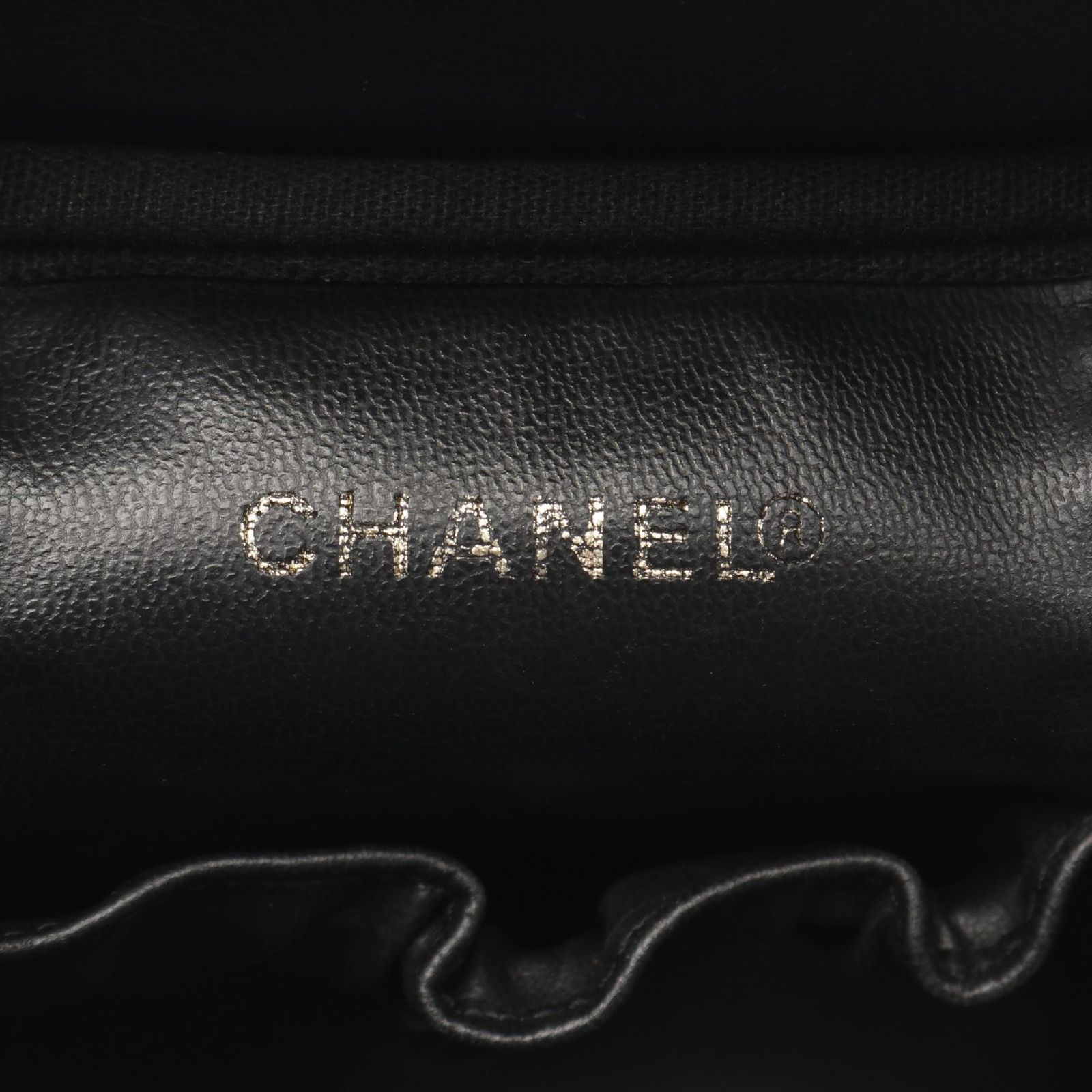 シャネル CHANEL ハンドバッグ ココマーク A01998 ブラック カーフ  