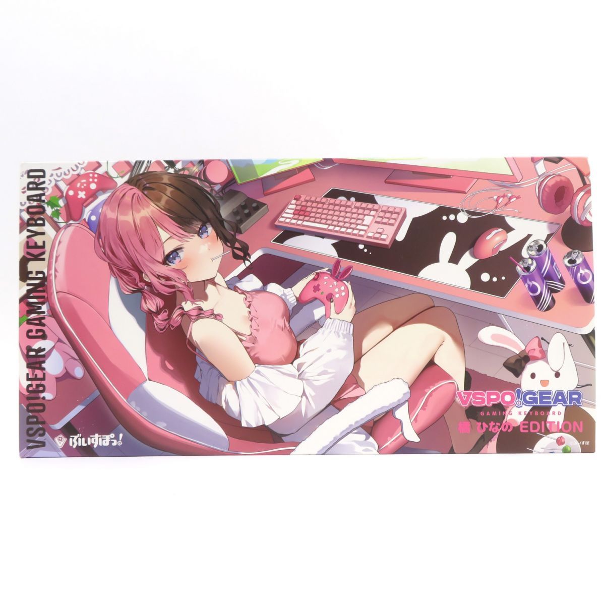 ぶいすぽっ! VSPO! GEAR ゲーミングキーボード 第1弾 橘ひなの ※中古