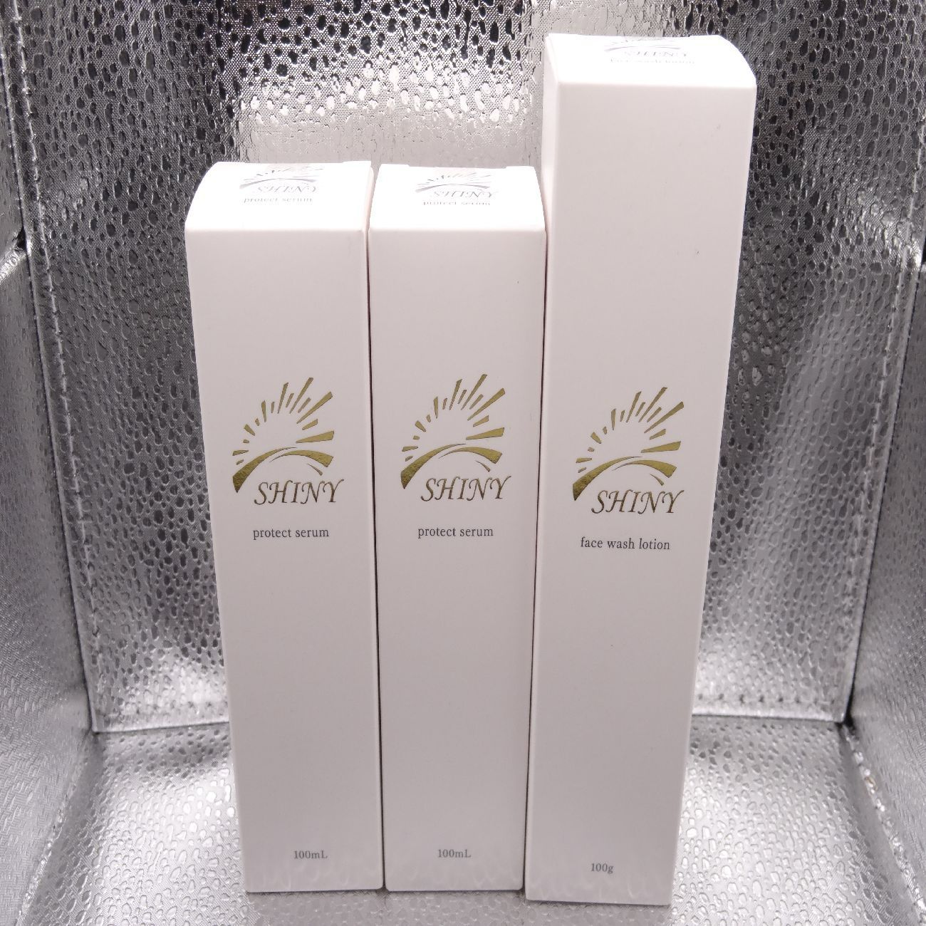 シャイニー・プロテクトセラム 美容液 100ml 2本 フェイスウォッシュ 