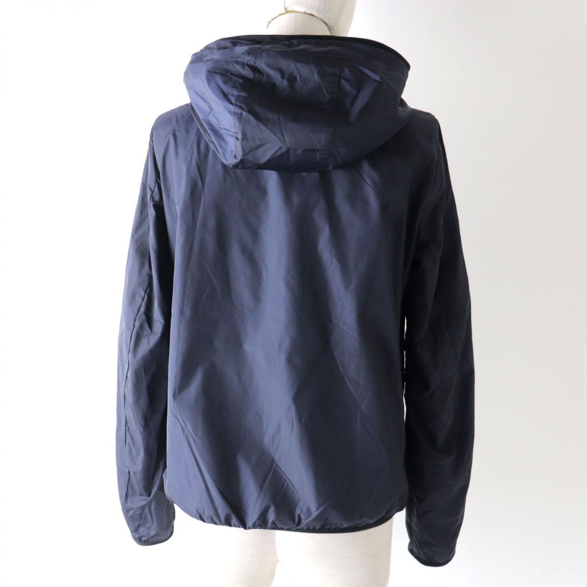 極美品◎正規品 19SS MONCLER モンクレール LAIT レディース フリルフード付き ナイロン ジップジャケット／パーカー ネイビー 0  タグ付き m07-st30302-363 - メルカリ