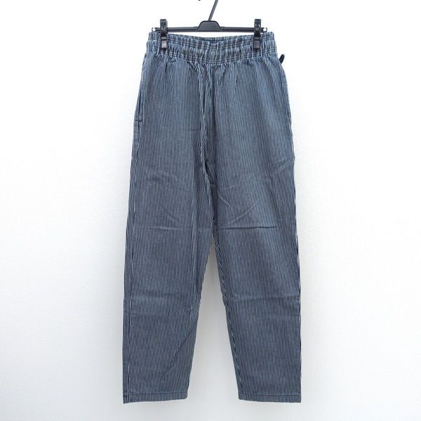 Cookman /　クックマン シェフパンツ/ヒッコリー/ネイビー/サイズL 【メンズ/MEN/男性/ボーイズ/紳士】 メンズファッション【中古】 