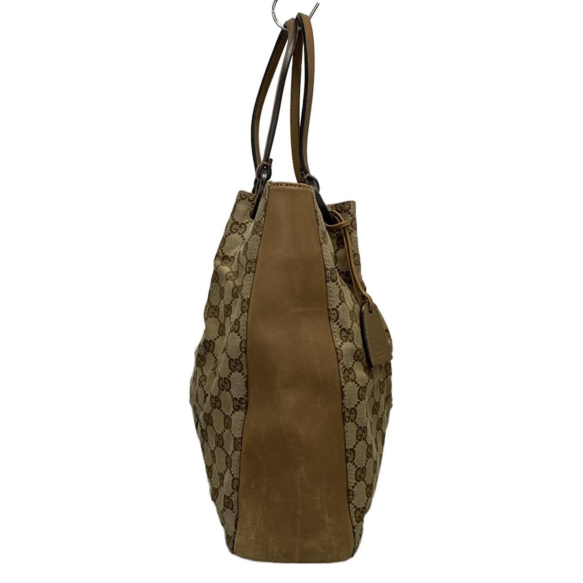 Gucci トートバッグ ベージュ ブラウン GUCCI(グッチ) トートバッグ GG柄 101920 ベージュ×ライト