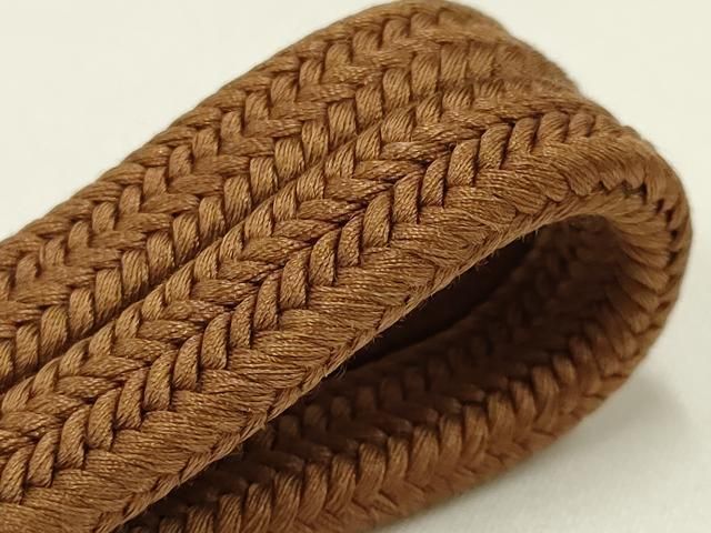 平和屋着物● 上 有職組紐道明 帯締め 冠組 唐茶色 宮内庁御用 国立博物館御用 東京芸術大学御用 AABB7021ay