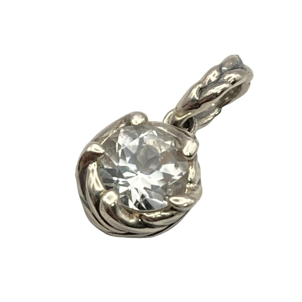 BLOODYMARY ブラッディマリー ペンダントトップ - シルバー ラインストーン