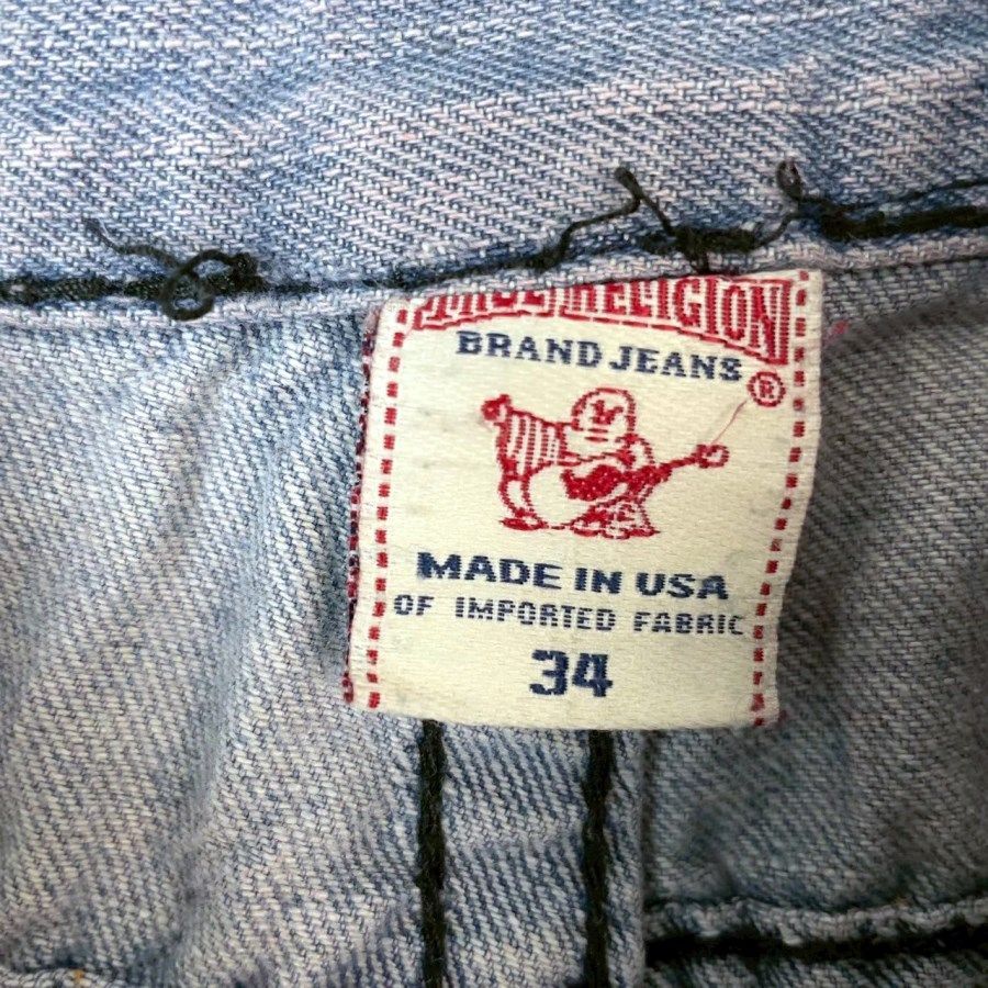 トゥルーレリジョン デニムパンツ TRUE RELIGION USA製 アメカジ USA製トゥルーレリジョンTrue Religionローライズデニムパンツ
