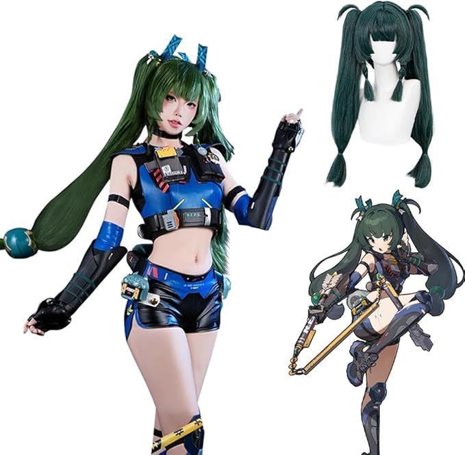 フルセット ゼンゼロ 青衣 ウィッグ 武器セット