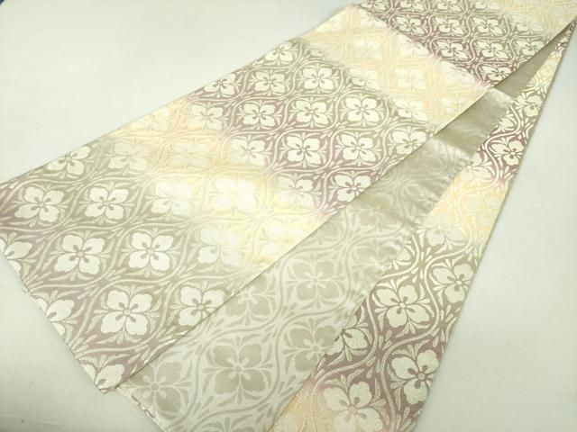 平和屋着物○全通柄袋帯 立涌花文 金糸 正絹 逸品 DAAS3614ps - メルカリ