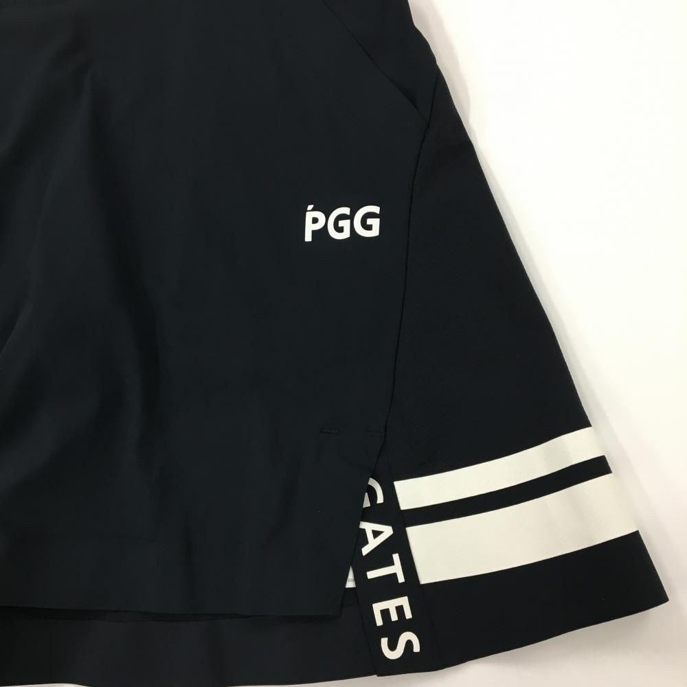 PEARLY GATES - 【超美品】PGGパーリーゲイツ スカート ダークネイビー×白 後裾ライン 内側インナーパンツ レディース 0(S) ゴルフウェア PEARLY GATES 超美品】PGGパーリーゲイツ スカート ダークネイビー×白 後裾