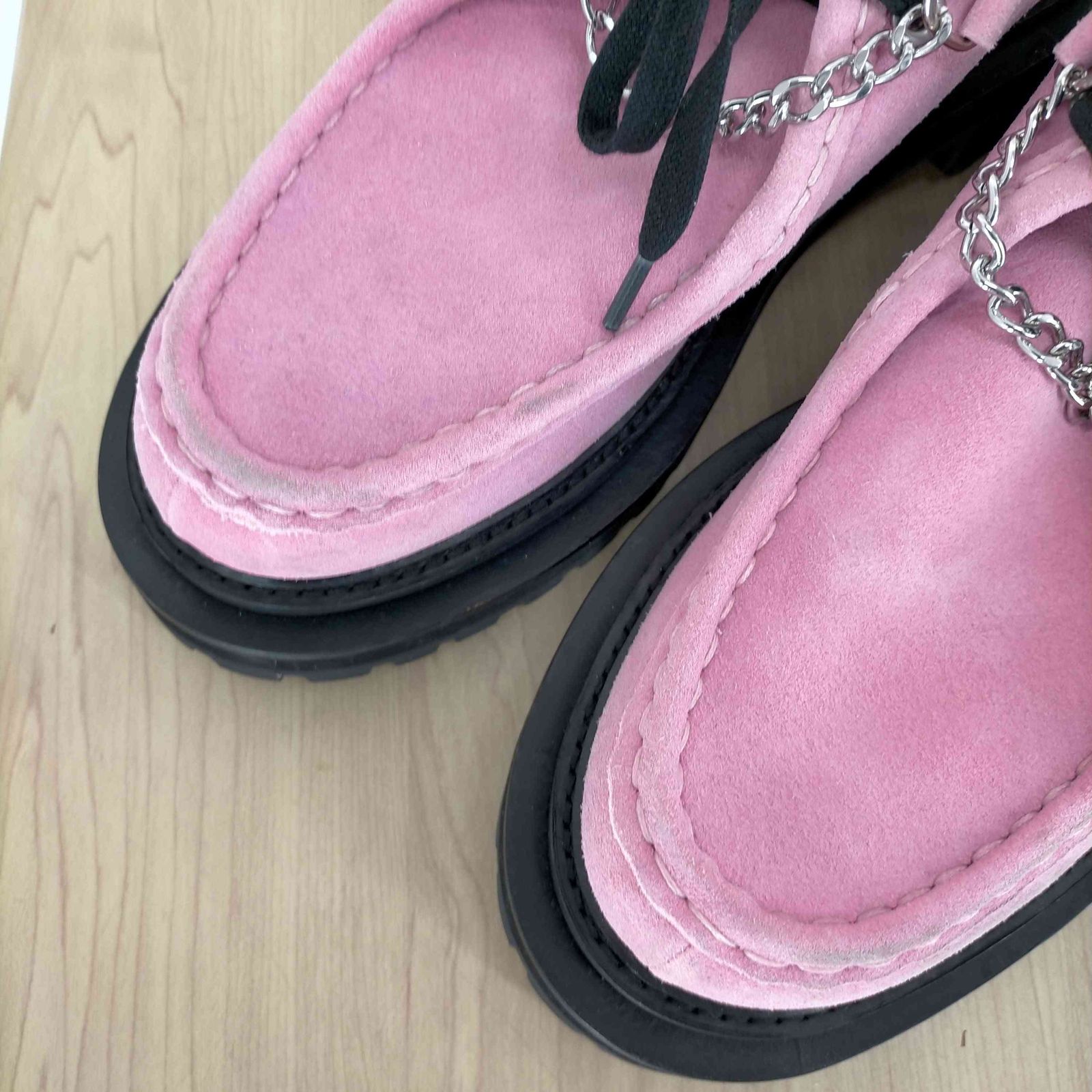 DAIRIKU Alan Chain Leather Shoes 26 ブラック ダイリク[10]｜靴