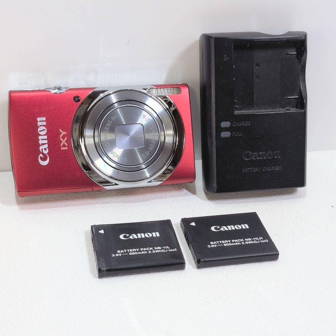 Canon IXY 130 レッド 美品 公式通販 Canon ixy130 レッド デジカメ