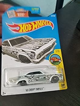 Hot Wheels 2016 HW Art Cars '65 Chevy Impala 191/250 White
