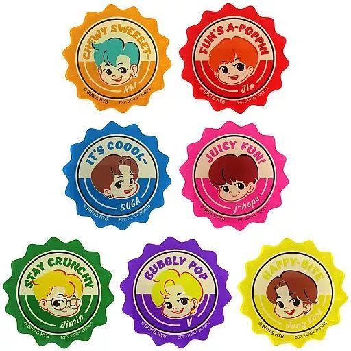 中古】バッジ・ピンズ 全7種セット TinyMART アクリルバッジ 「TinyTAN