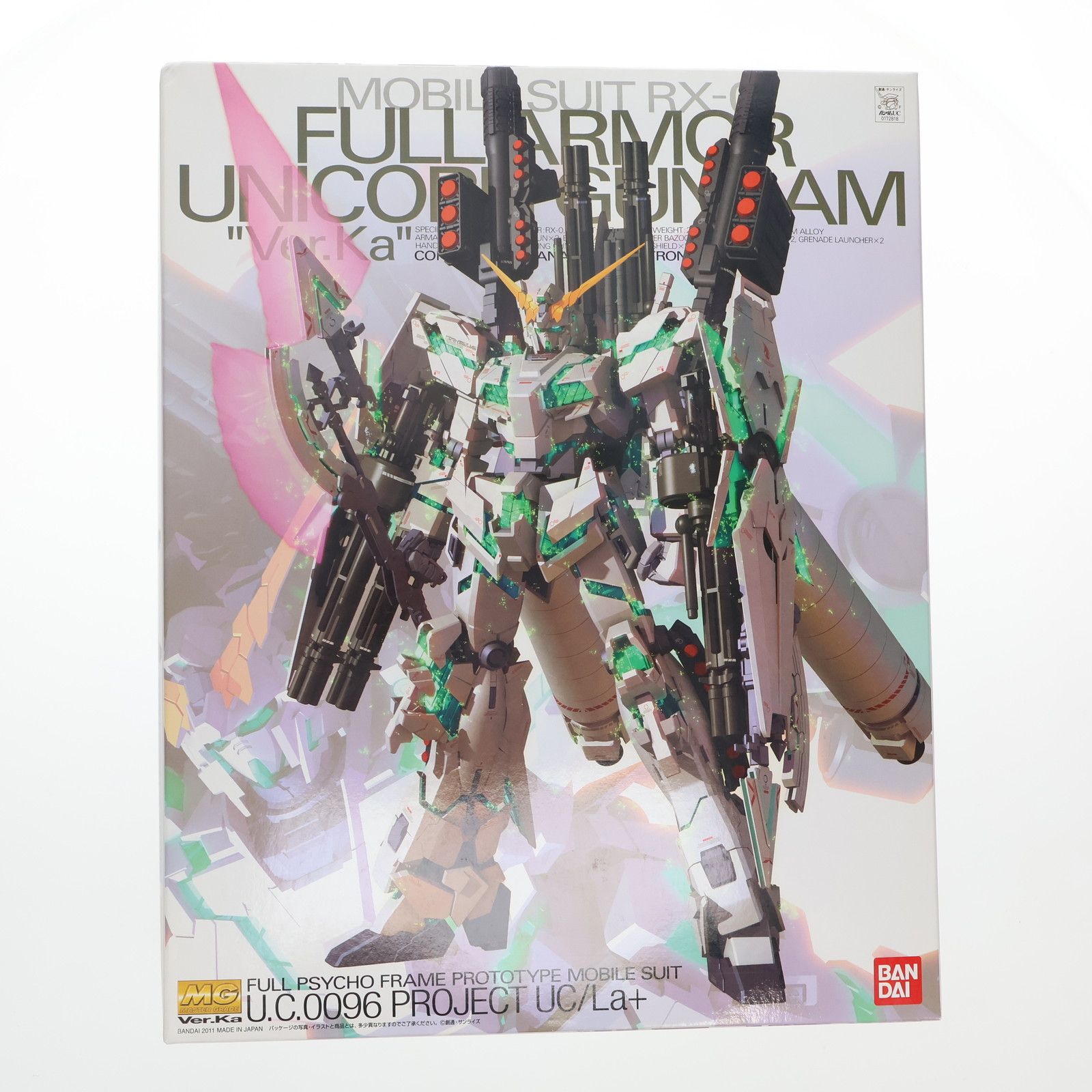 プラモデル　1/100 MG RX-0 フルアーマーユニコーンガンダム Ver.Ka 「機動戦士ガンダムUC」 [0172818] MG 1/100 RX-0 フルアーマーユニコーンガンダムVer.Ka│株式会社