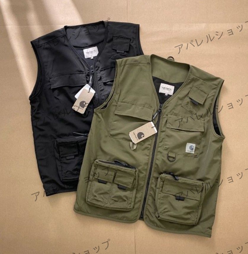 Carhartt フィッシングベスト ブラック sサイズ カーハート フィッシングベスト carhartt - dam Carhartt カーハート