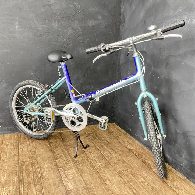 ルノー折りたたみ自転車 ブラック/ターコイズ 自転車 RENAULT