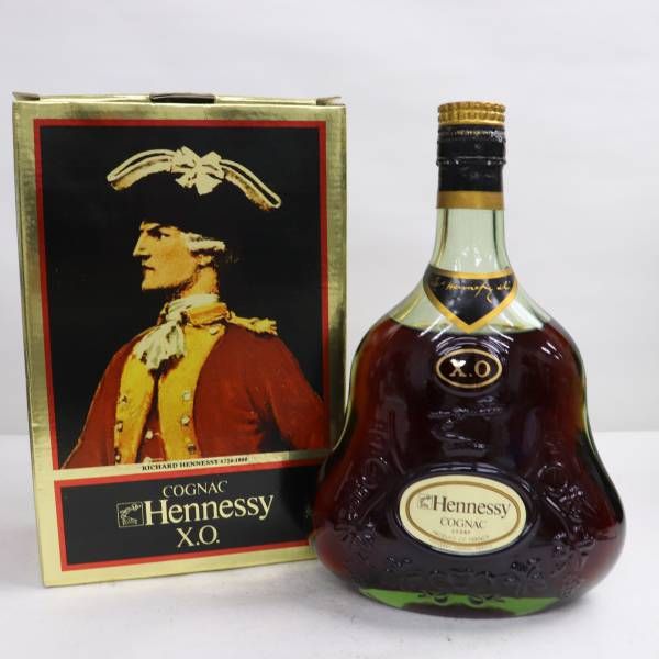 ヘネシーXO グリーンボトル 700ml 40％ Hennessy - ブランデー