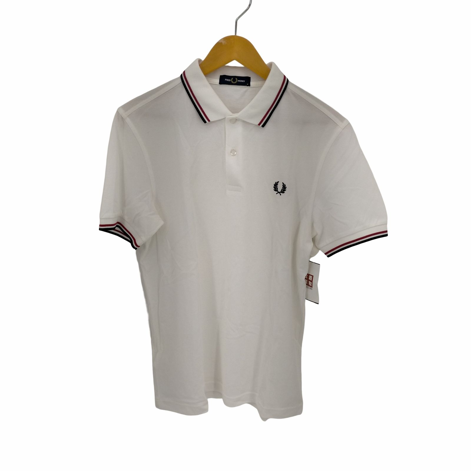 美品FREDPERRYリブラインポロシャツVINTAGE フレッドペリー FRED PERRY S/S リブラインポロシャツ メンズ