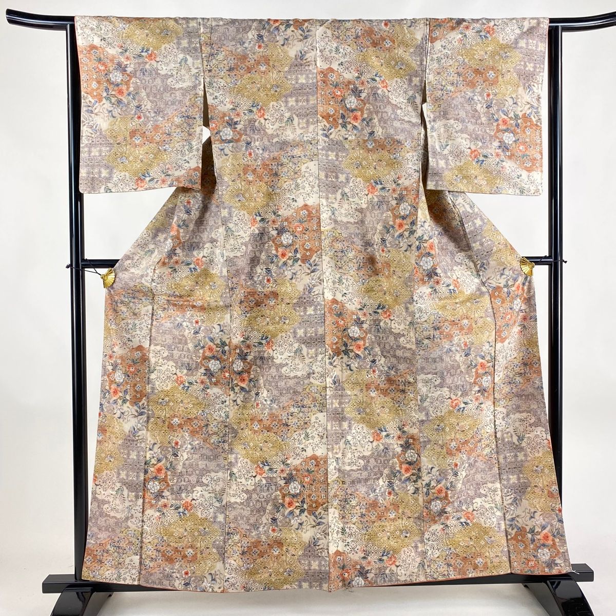 付下げ 身丈158cm 裄丈64.5cm 正絹 美品 秀品 【中古】（色無地 身丈  