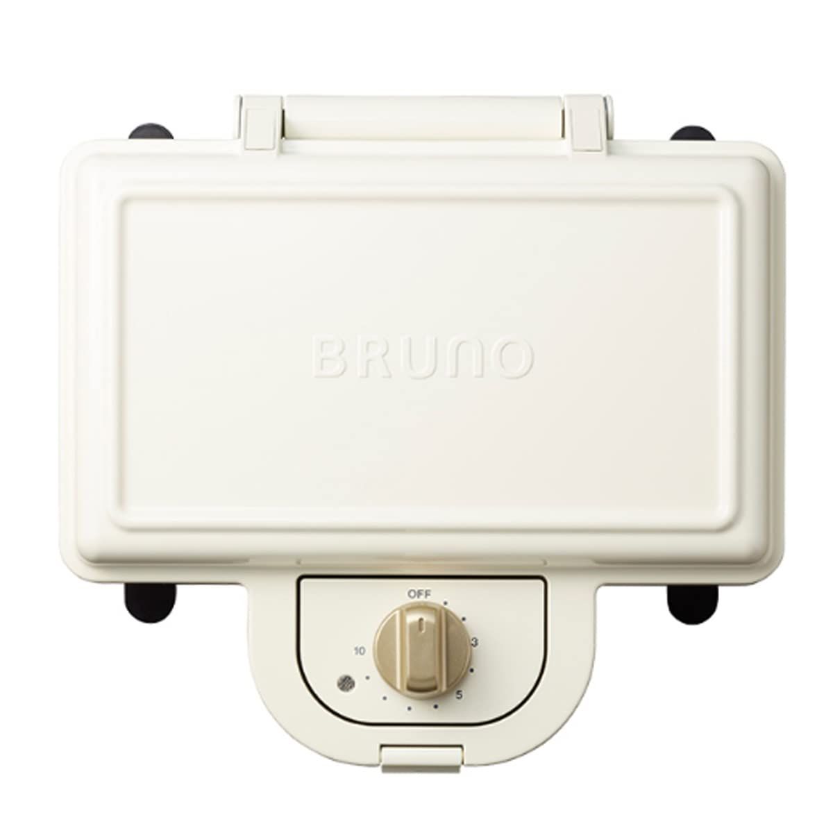 ブルーノ BRUNO ホットサンドメーカー 耳まで焼ける 電気 ダブル ホワイト BOE044-WH ホワイト