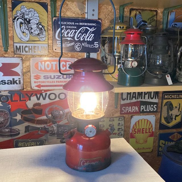 希少なブラックバンド 1952年2月製造 コールマン200Aランタン s12 希少なブラックバンド 1952年2月製造 コールマン200Aランタン s12