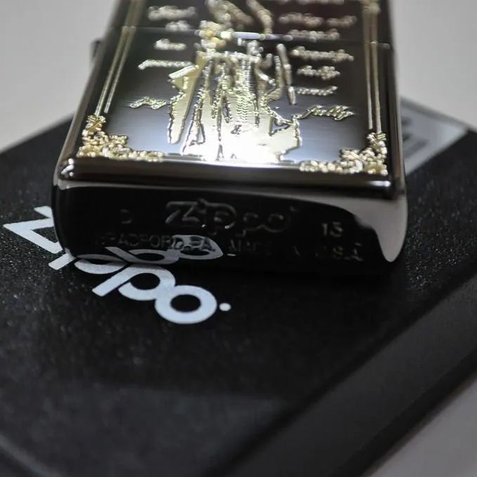ZIPPO】MARIA 聖母 マリア ジッポライター ブラック&ゴールド ZIPPO】MARIA 聖母 マリア ジッポライター ブラック&ゴールド