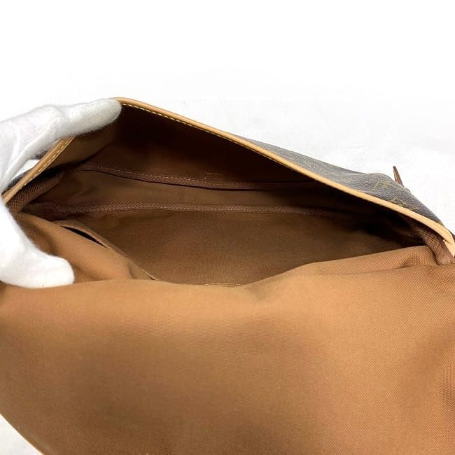 ルイ ヴィトン ショルダーバッグ ソミュール 30 f-21272 ブラウン  