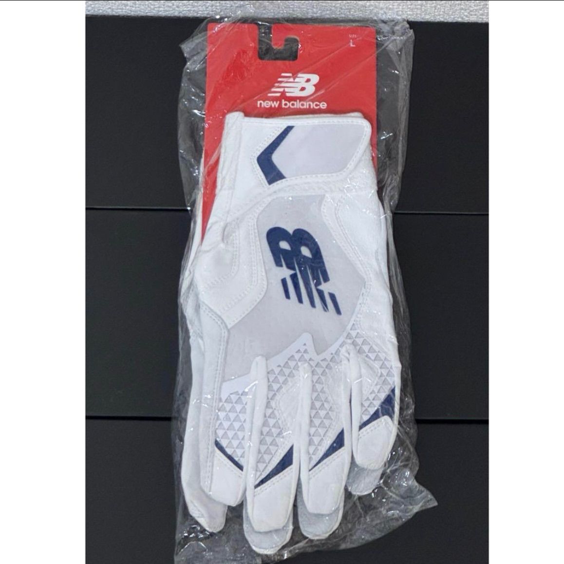 激安100％質量保証。 New Balance 白×青 バッティンググローブ 大谷翔平
