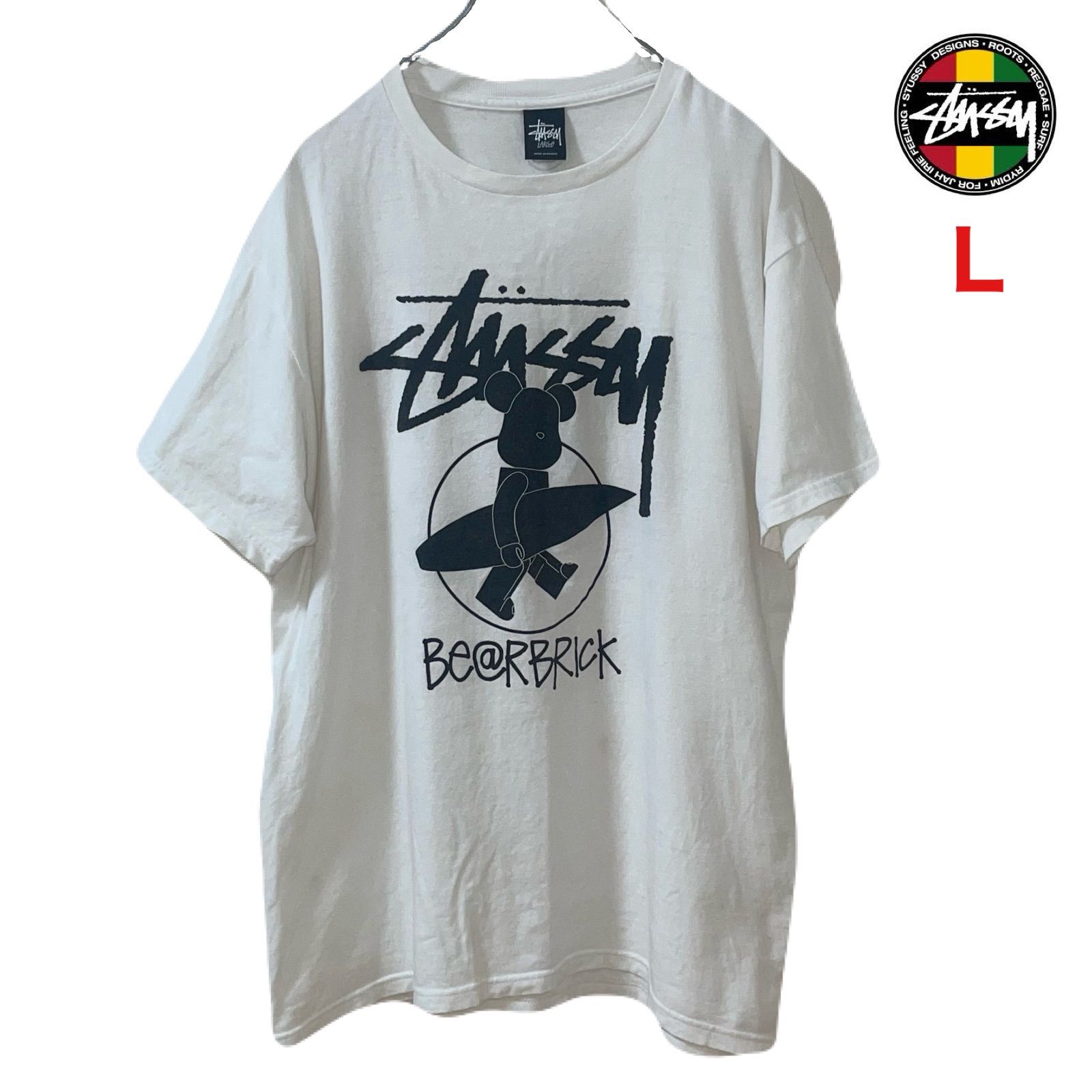 STUSSY × BE@RBRICK ベアサーフマンTEE メキシコ製 - メルカリ