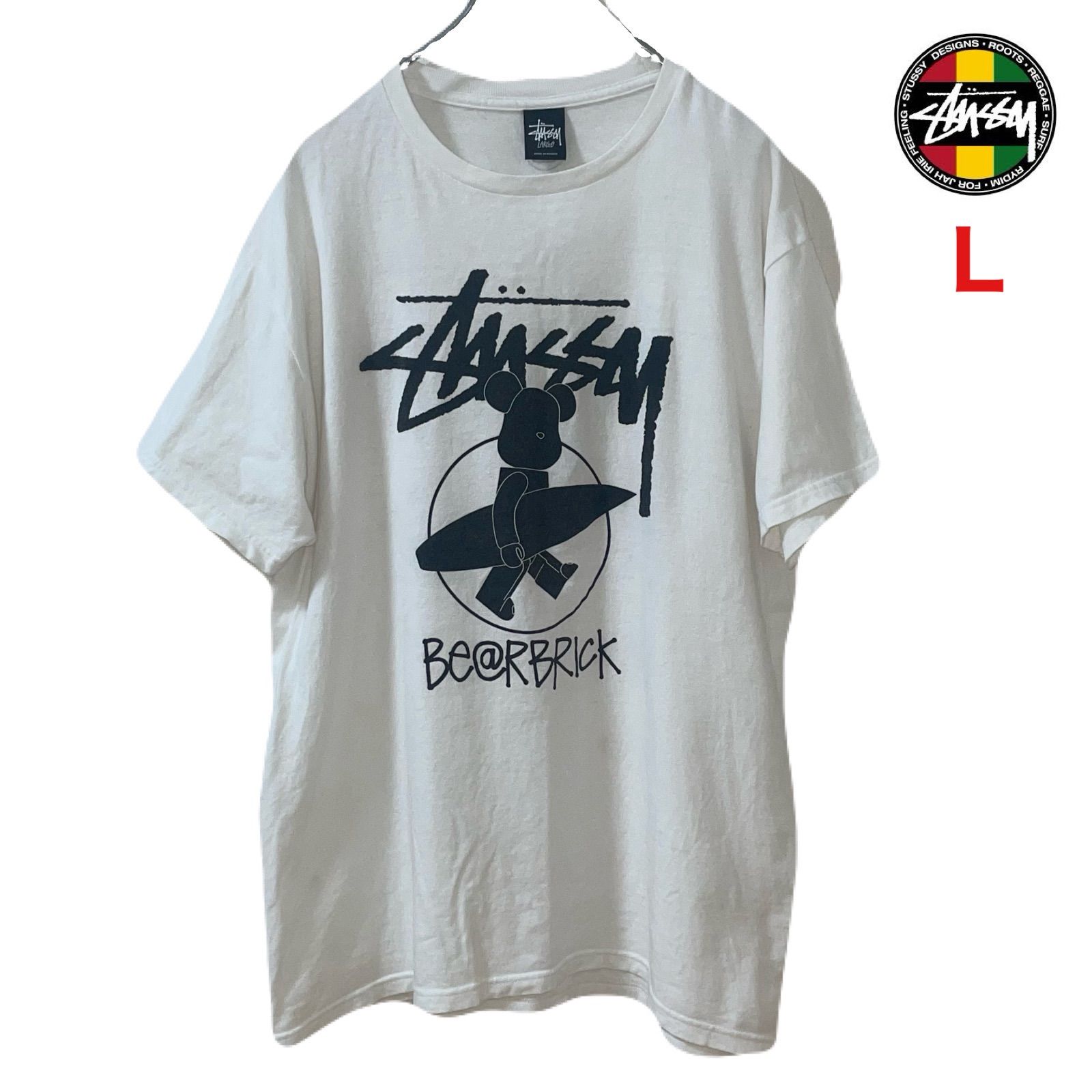 STUSSY × BE@RBRICK ベアサーフマンTEE メキシコ製