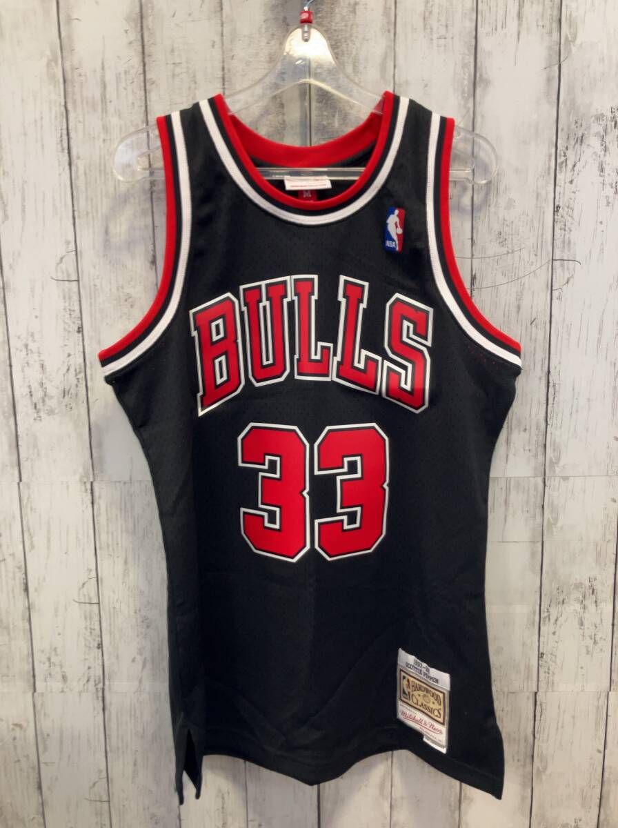 Mitchell-ness ミッチェルアンドネス SMJYGS 18151-CBU シカゴ ブルズ NBA メッシュ タンクトップ ブラック サイズ M