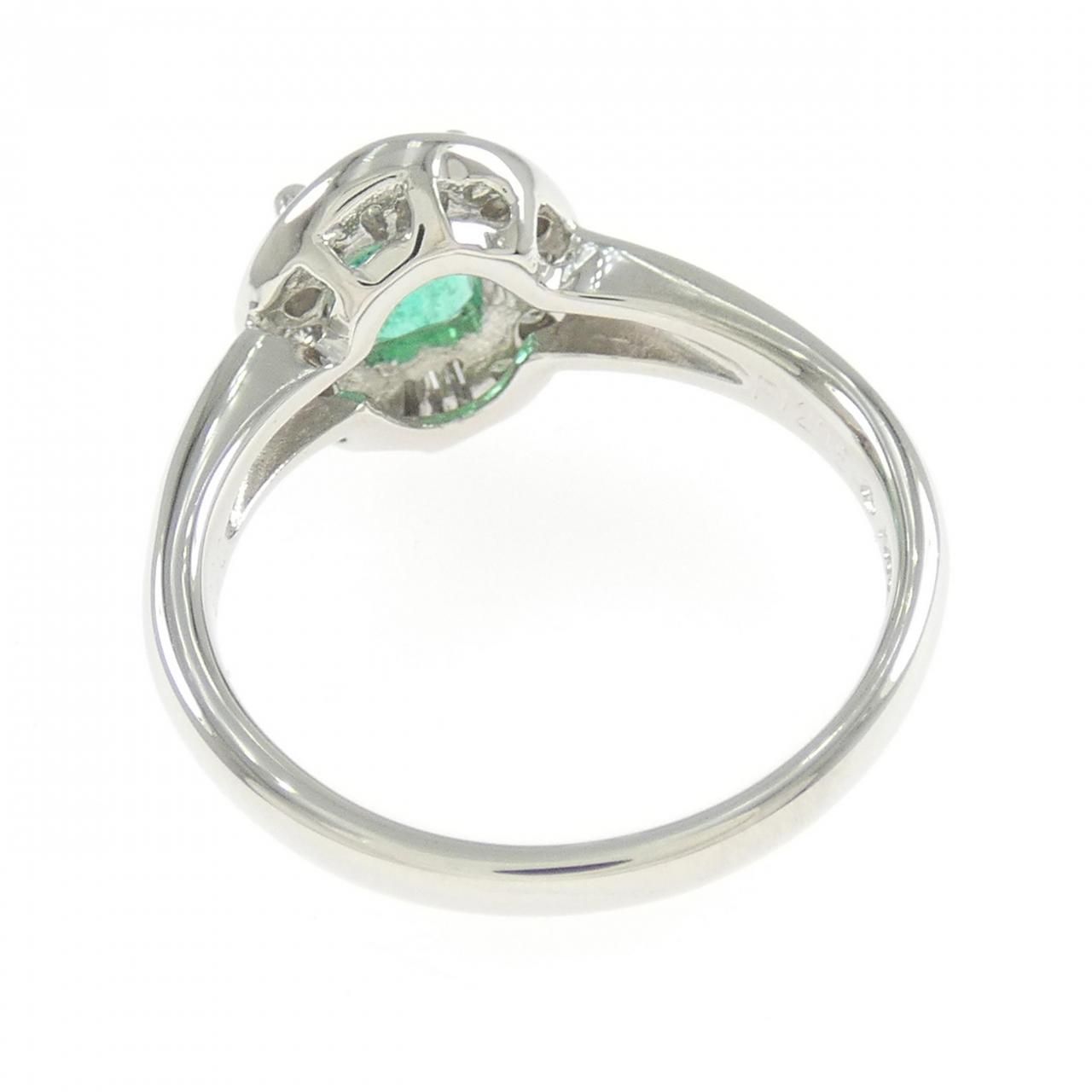 Pt850 エメラルド1.80ct ダイヤモンド0.37ct リング Pt850 エメラルド1.80ct ダイヤモンド0.37ct リング - メルカリ