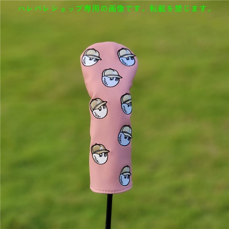 【大人気新色4点セット】Malbon Golfマルボンゴルフクラブカバーピンク Malbon Golf ゴルフ ヘッドカバー 4 点セット1+3+5+UT - メルカリ