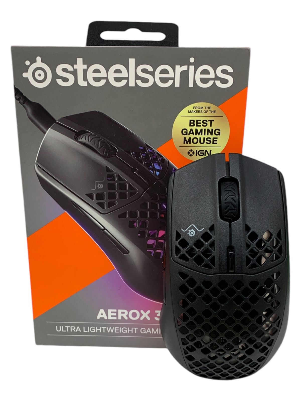 SteelSeries USB ゲーミングマウス 有線 Aerox 5 超軽量 9ボタン 高速反応 長時間使用可能 TRUEMOVE AIRセン SteelSeries USB ゲーミングマウス 有線 軽量 低遅延 メカニカル