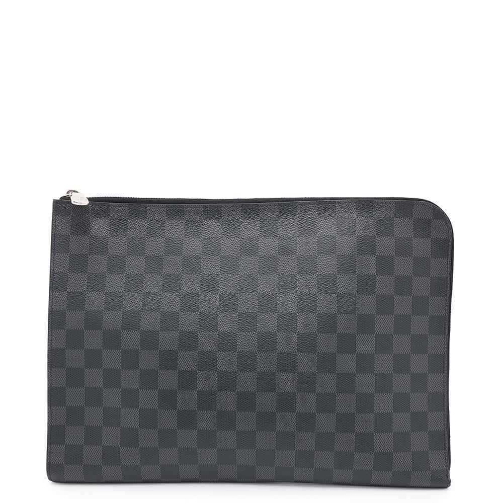 ルイヴィトン クラッチバッグ ダミエ グラフィット ポシェット ジュールGM N41501 LOUIS VUITTON 黒 ブラック