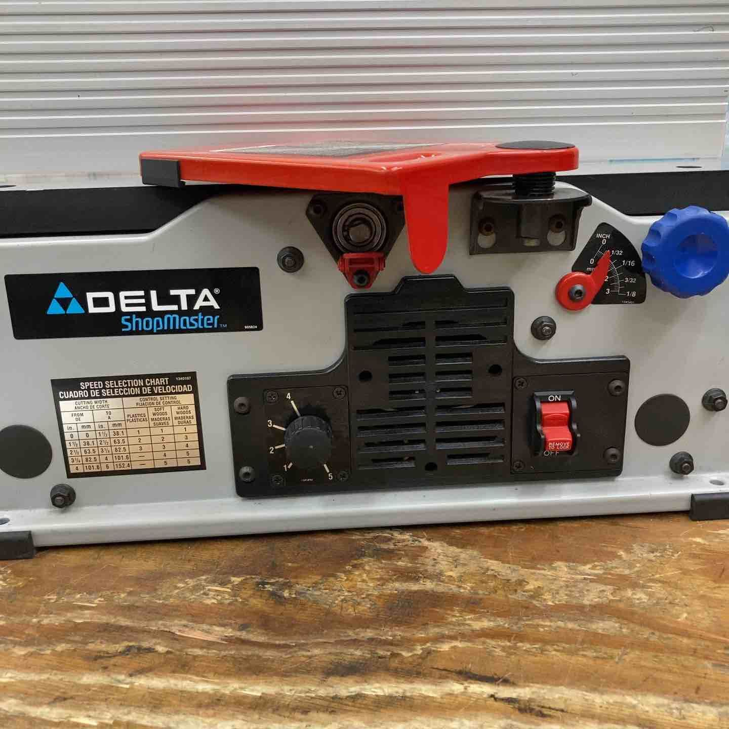 中古】【動作OK】【店頭引取限定】DELTA 卓上手押しカンナ盤 JT160