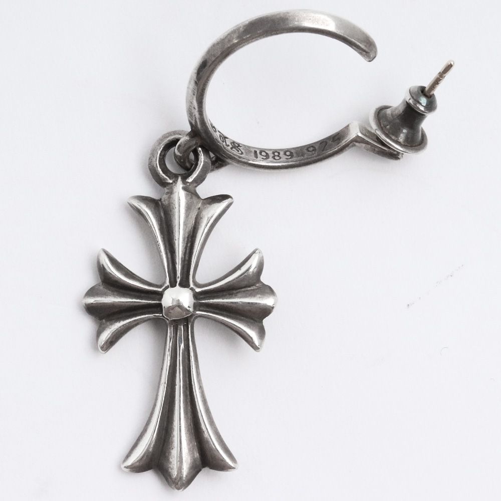 CHROME HEARTS タイニーCHクロスフープイヤリング - メルカリ