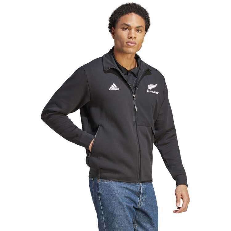 新品 アディダス ADIDAS オールブラックス ラグビー アンセムジャケットM adidas（アディダス）オールブラックス ラグビー アンセム