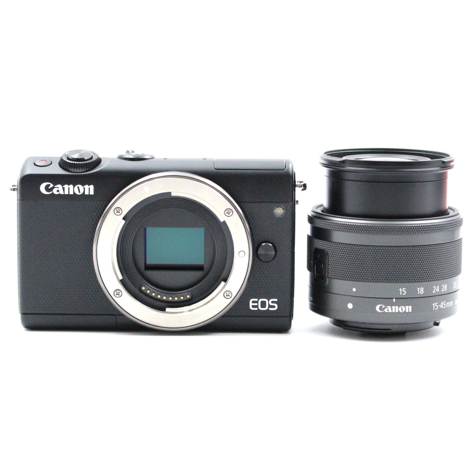 動作良好 CANON EOS M100 EF-M 15-45mm レンズキット Canon Mirrorless SLR Camera EOS M100 EF-M15-45 IS STM Lens Kit