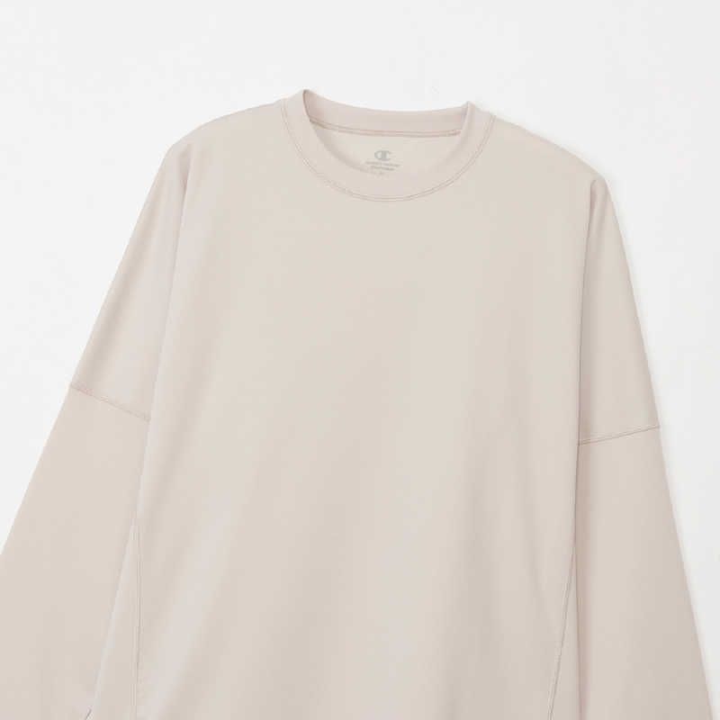 未開梱 チャンピオン リカバリーウェア ロングスリーブTシャツ Lサイズ サンドベージュ C3-CS490 WWW_NOITHATQUANGTHANH_NET