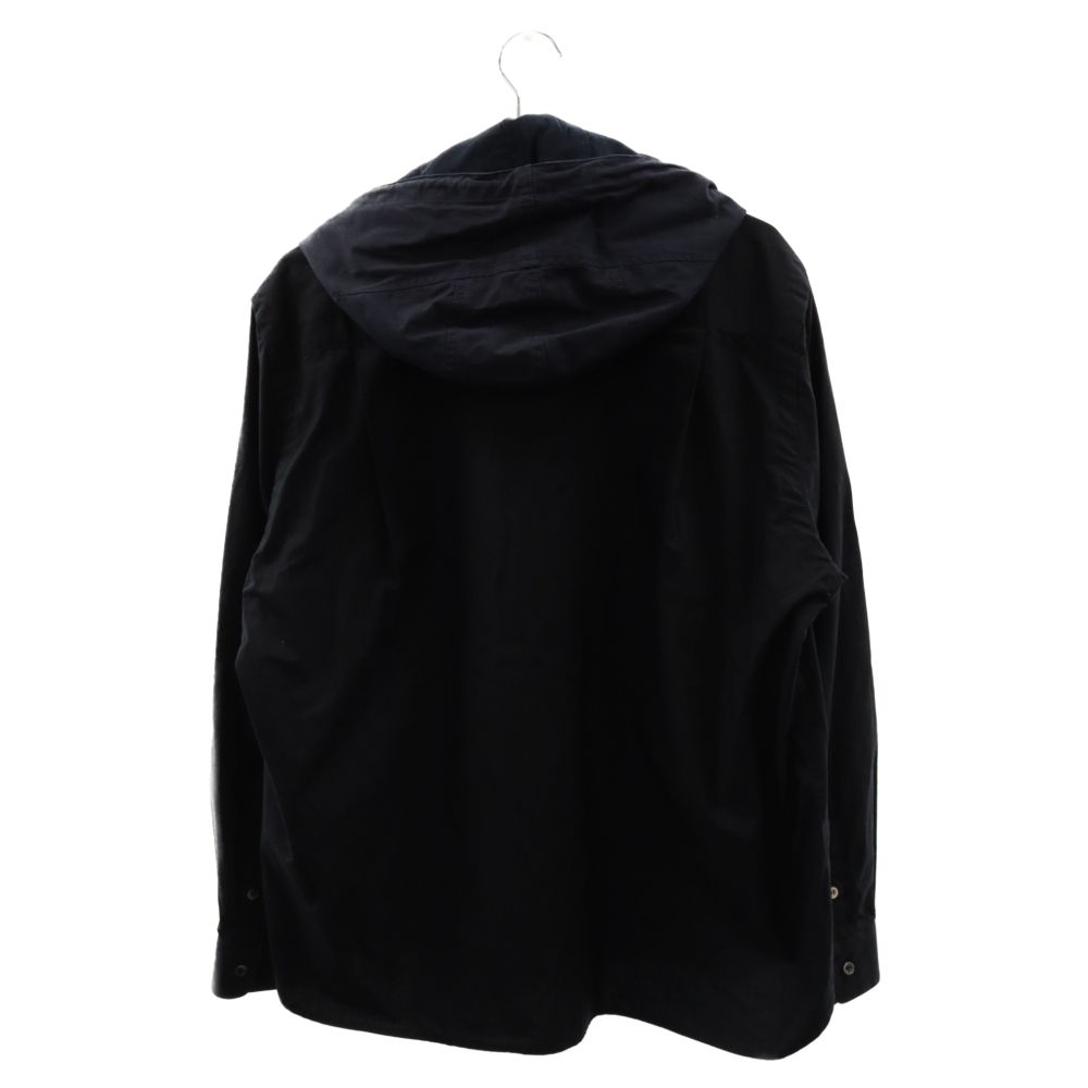 Sacai (サカイ) 20SS Poplin Hoodie ジップアップ 長袖シャツ  