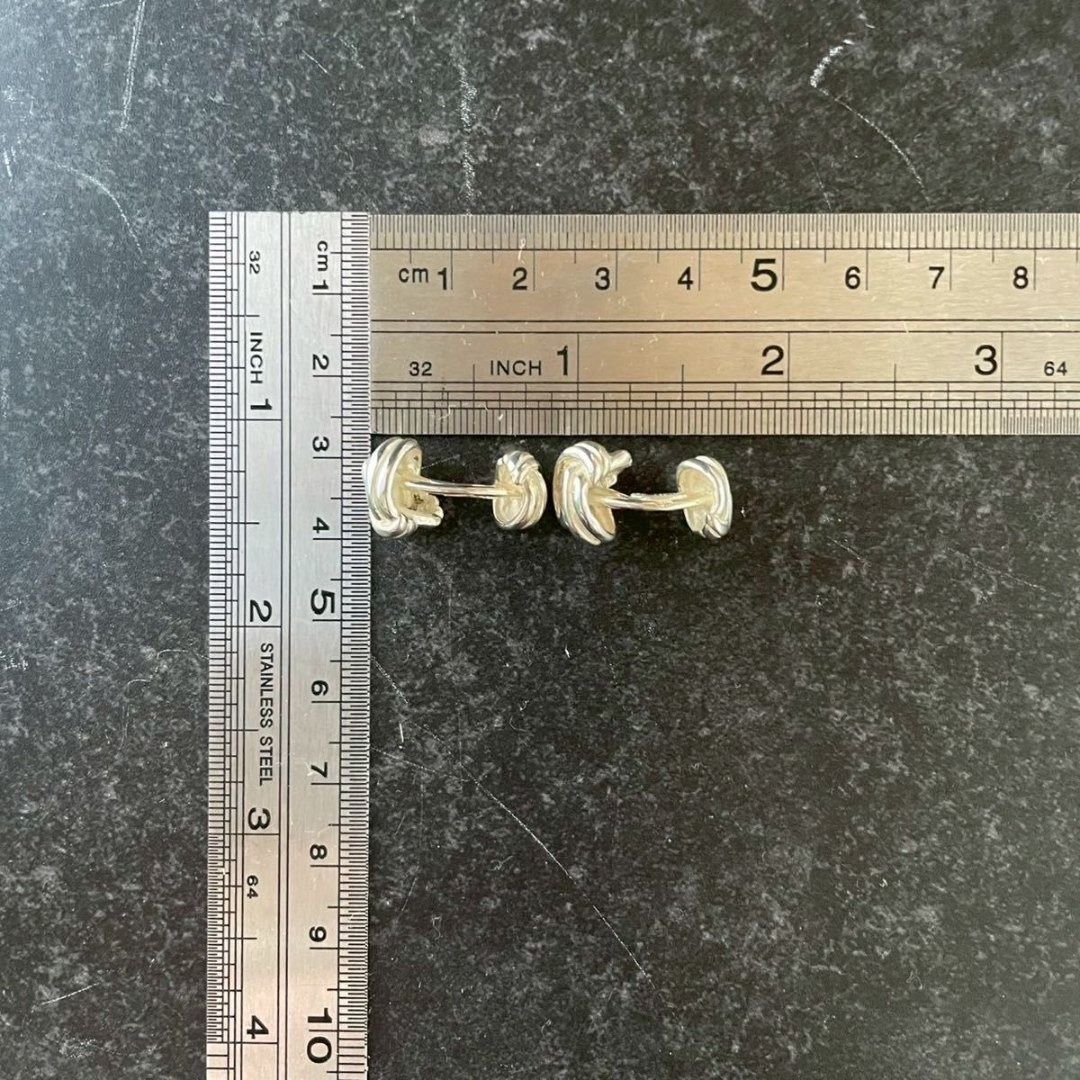 オールドティファニー ツイスト ノット カフス シルバー 925SE1fe