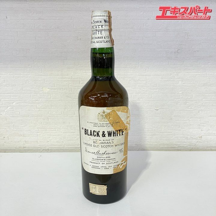 BLACK-WHITE ブラック-ホワイト ティンキャップ スコッチ ウイスキー 760ml 戸塚店