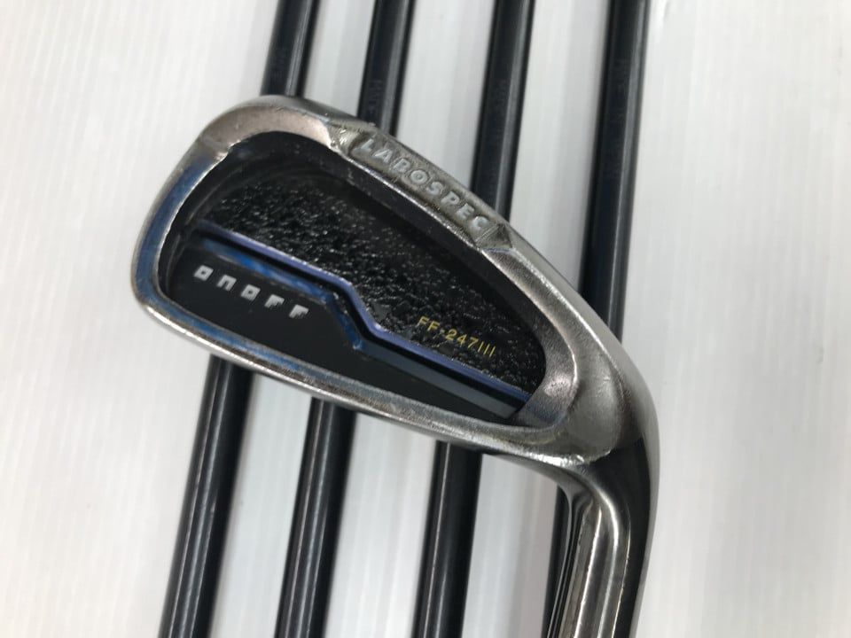 【訳あり】ONOFF LABOSPEC FF-247 3 | R | HIGH REPULSION KICK FF-247 | 中古 | アイアンセット | グローブライド