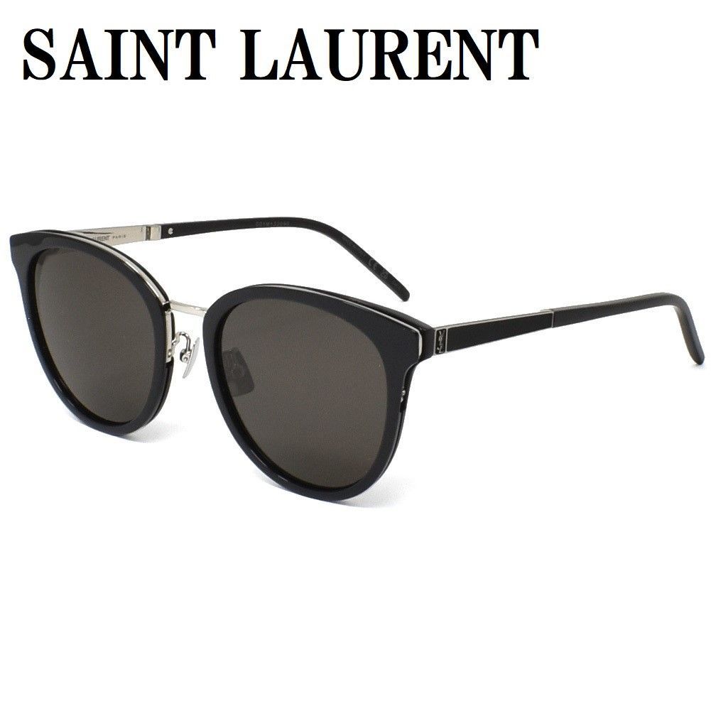 国内正規品 サンローラン SAINT LAURENT SL M101 001 サングラス アジアンフィット アイウェア 眼鏡 UVカット 紫外線カット  メンズ レディース ブラック