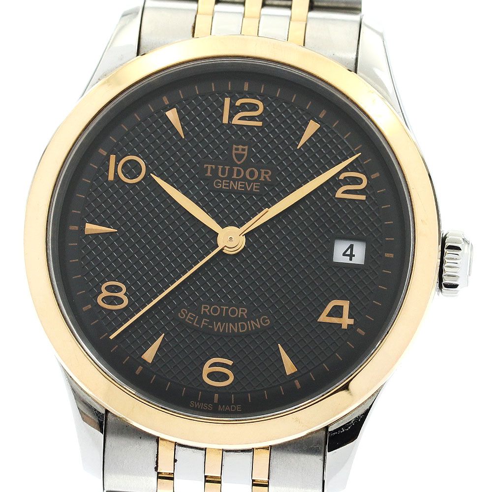 0 TUDOR 自動巻き メンズ良品保証書付き_ 91650-0004 時計 チュードル