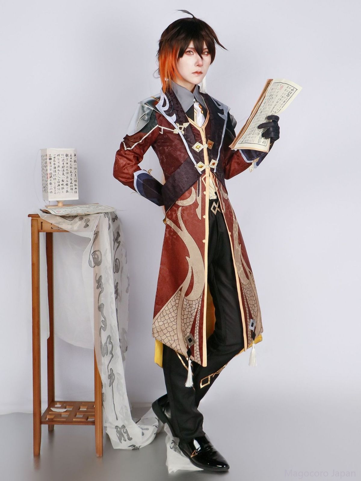 原神コスプレコスチューム鐘離セットゲームコスプレコスプレ衣装岩王帝君衣装セット