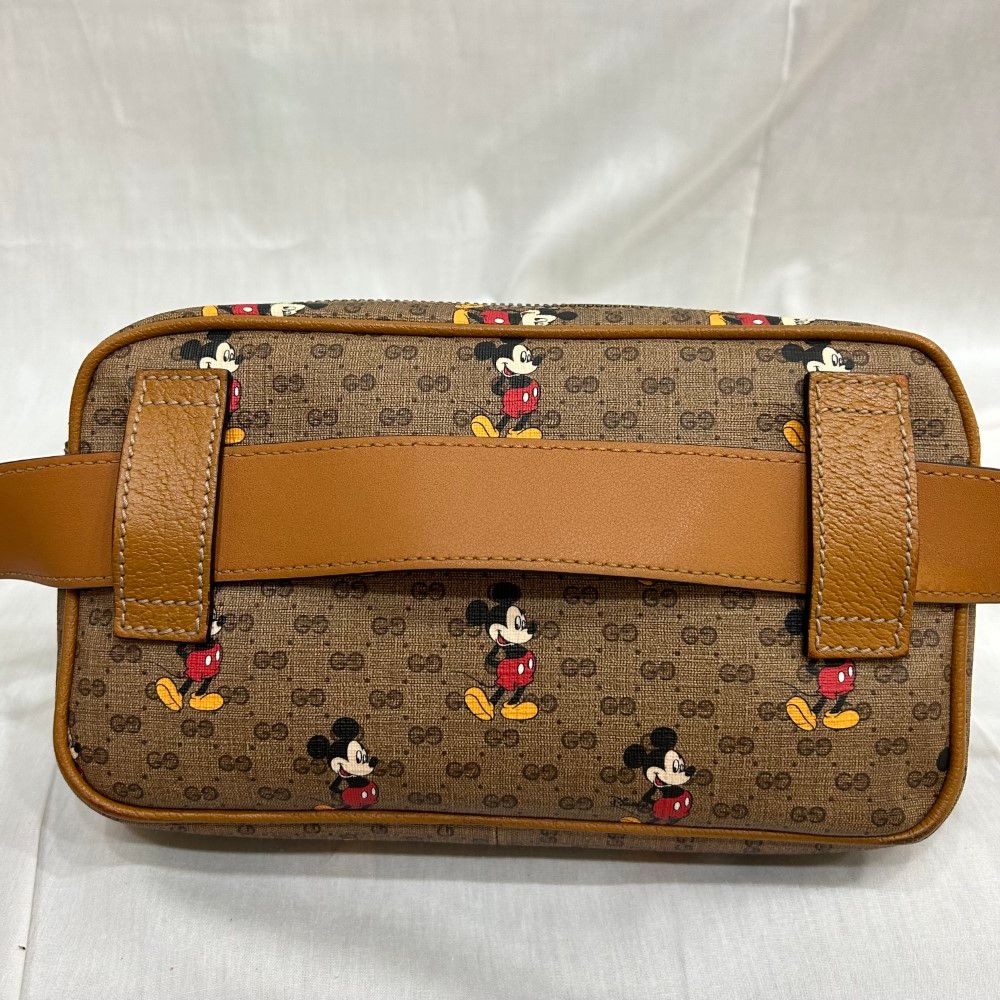 GUCCI グッチ GGスプリーム ディズニー ミッキー ウエストバッグ